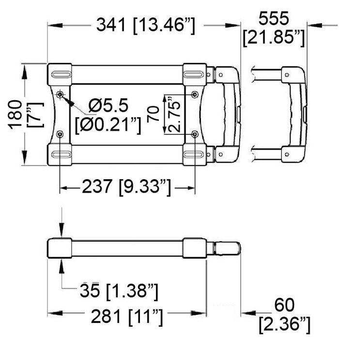 Penn Elcom - 4080 - Extendable Handle - 4 Stage