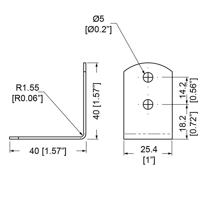 Penn Elcom - B0702Z - 4 Hole Brace