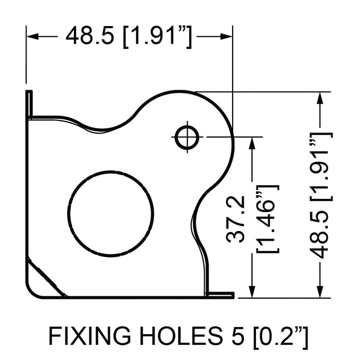 Penn Elcom - C1150Z - Flat Male Stacking Corner