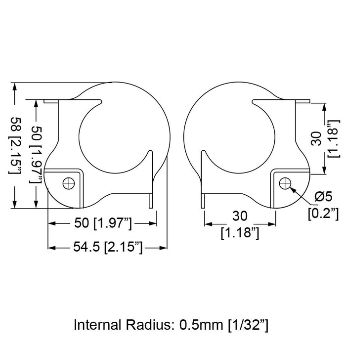 Penn Elcom - C1351 - Large Ball Corner