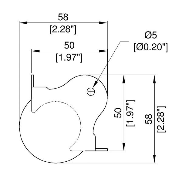 Penn Elcom - C1352Z - Large Ball Corner