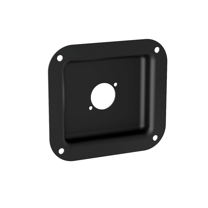 Penn Elcom - D0949K - Small Dish Punched for 1 x D-Series Connector - Black