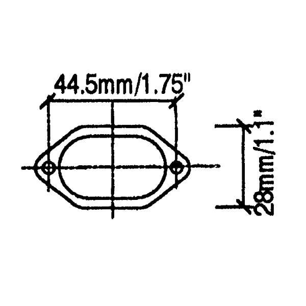 Penn Elcom - F0690 - Rectangular Metal Foot