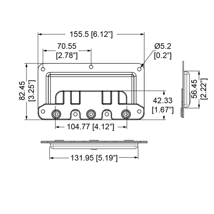 Penn Elcom - H7148-CUP-F - Female Lid Hang.