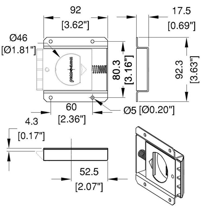 Penn Elcom - L2470 - Slam Latch