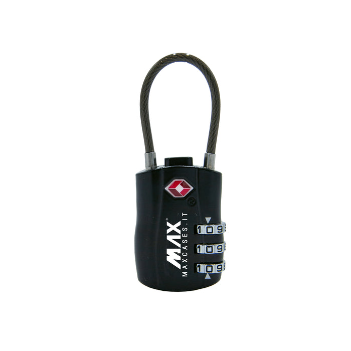 MAX Cases - TSA Padlock With Flexable Shackel